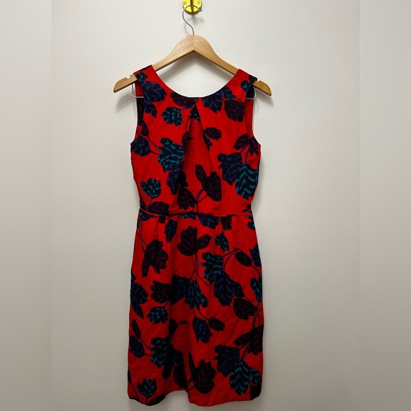 Marc by Marc Jacobs “ Mareika Tulip Dress in Corvette Red Multi “ size 4 - Picture 2 of 5